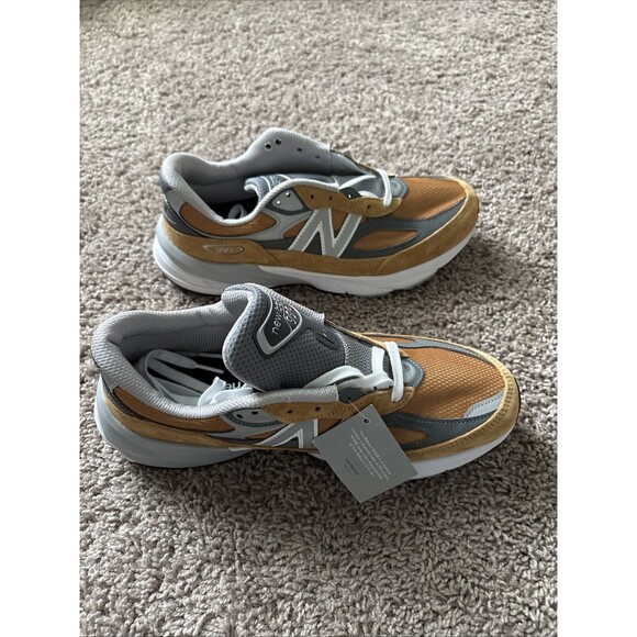 New Balance 990v6 Shoes Workwear Gray Tan White U990TN6 Men's Sizes 10 No Box - Picture 7 of 7